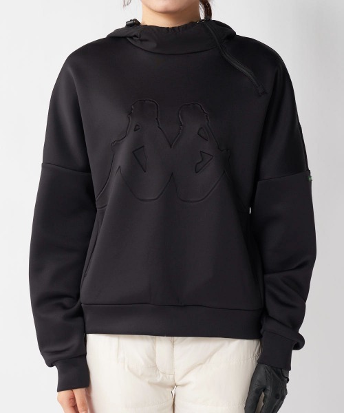 Kappa(カッパ)の「パーカー(パーカー・レディース・ブラック/ホワイト・SMALL/MEDIUM/LARGE/X-LARGE)」の3枚目の写真