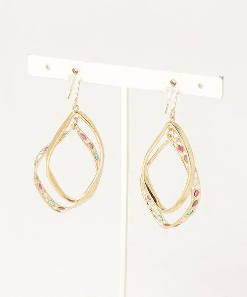 Zoule(ゾーラ)の「Zoule ゾーラ:MOROCCAN モロッカンシリーズ orient loop moroccan ピアス(ピアス(両耳用)・レディース・シルバー/ゴールド・FREE)」の11枚目の写真