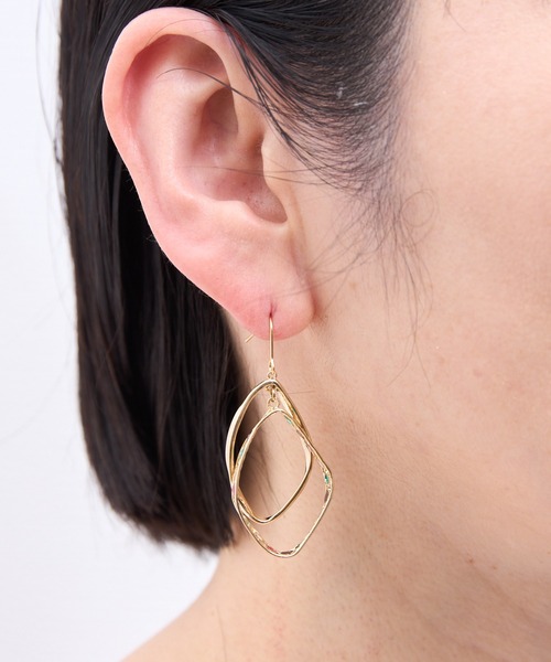 Zoule(ゾーラ)の「Zoule ゾーラ:MOROCCAN モロッカンシリーズ orient loop moroccan ピアス(ピアス(両耳用)・レディース・シルバー/ゴールド・FREE)」の7枚目の写真