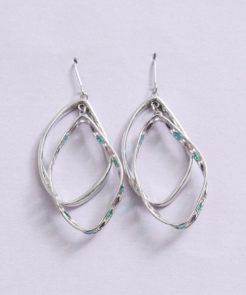 Zoule(ゾーラ)の「Zoule ゾーラ:MOROCCAN モロッカンシリーズ orient loop moroccan ピアス(ピアス(両耳用)・レディース・シルバー/ゴールド・FREE)」の3枚目の写真