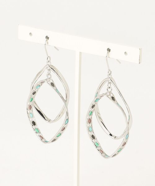 Zoule(ゾーラ)の「Zoule ゾーラ:MOROCCAN モロッカンシリーズ orient loop moroccan ピアス(ピアス(両耳用)・レディース・シルバー/ゴールド・FREE)」の9枚目の写真