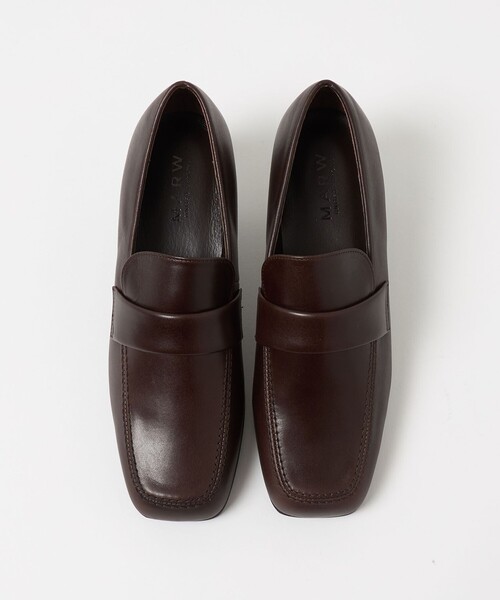 MARW UNITED ARROWS(マルゥ ユナイテッドアローズ)の「<MARW UNITED ARROWS+ODETTE E ODILE>スクエア ローファー(ローファー・レディース・ダークブラウン/ブラック・24.5cm/23cm/22.5cm/23.5cm/25cm/22cm/24cm)」の2枚目の写真
