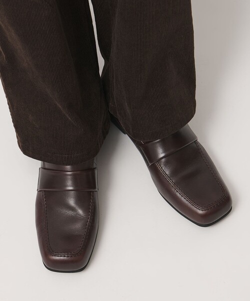 MARW UNITED ARROWS(マルゥ ユナイテッドアローズ)の「<MARW UNITED ARROWS+ODETTE E ODILE>スクエア ローファー(ローファー・レディース・ダークブラウン/ブラック・24.5cm/23cm/22.5cm/23.5cm/25cm/22cm/24cm)」の17枚目の写真