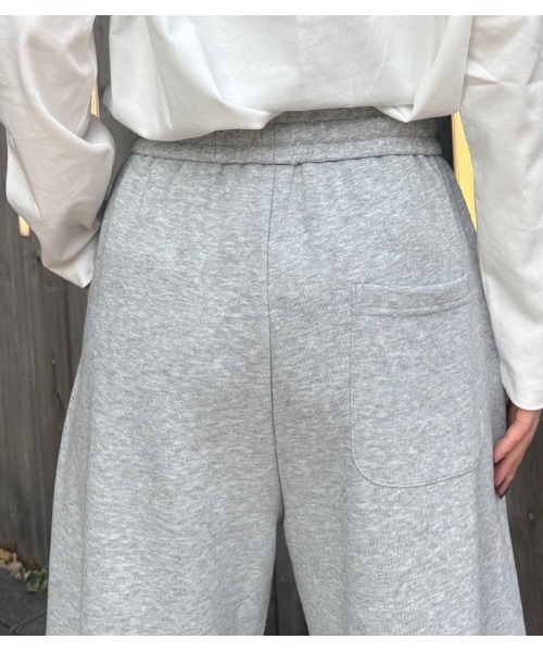 Pauline Bleu(ポリーヌブロー)の「【PaulineBleu/ポリーヌブロー】スウェットワイドパンツ(スウェットパンツ・レディース・ブラック/グレー・FREE)」の20枚目の写真
