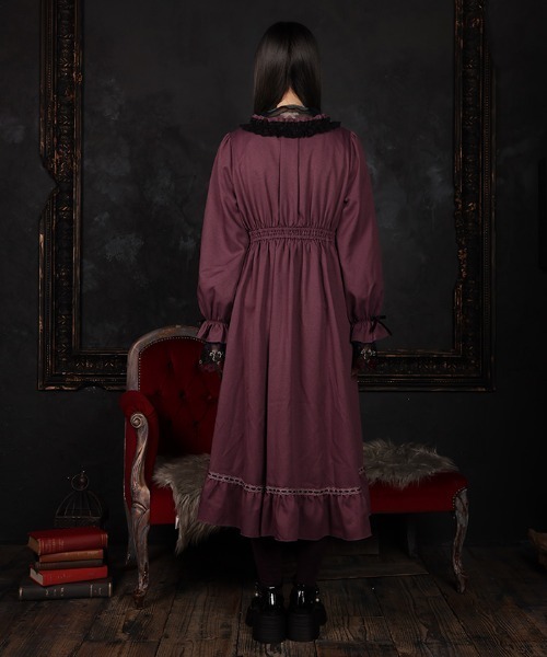axes femme(アクシーズファム)の「ローズフィッシュテールワンピース(ワンピース・レディース・パープル/ブラック・FREE)」の3枚目の写真