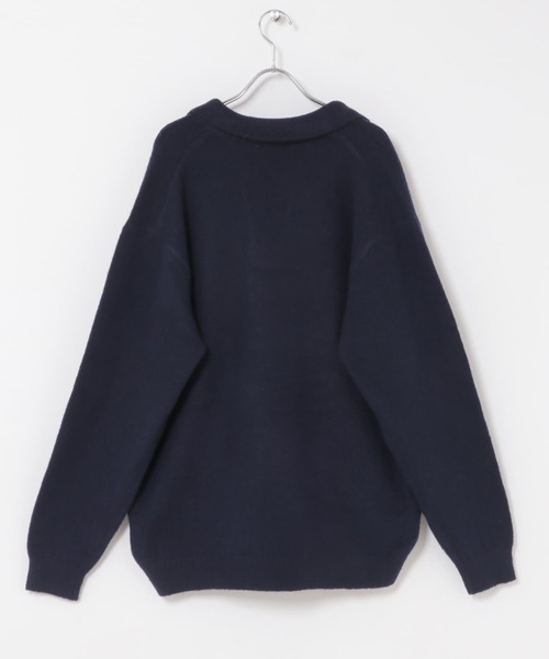 URBAN RESEARCH DOORS(アーバンリサーチドアーズ)の「ウール混もちもちスキッパーニット(ニット/セーター・メンズ・ネイビー/ブラウン/ライトベージュ・MEDIUM/X-LARGE/LARGE)」の10枚目の写真