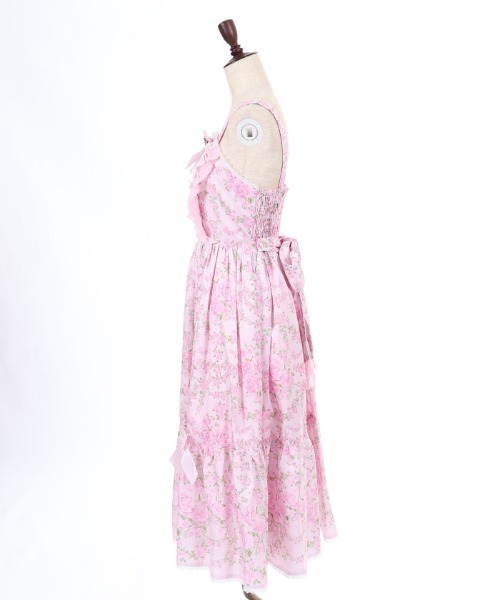axes femme(アクシーズファム)の「ローズガーランドロングJSK(ワンピース・レディース・サックスブルー/ピンク/ホワイト・MEDIUM)」の13枚目の写真