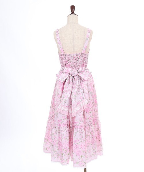 axes femme(アクシーズファム)の「ローズガーランドロングJSK(ワンピース・レディース・サックスブルー/ピンク/ホワイト・MEDIUM)」の14枚目の写真