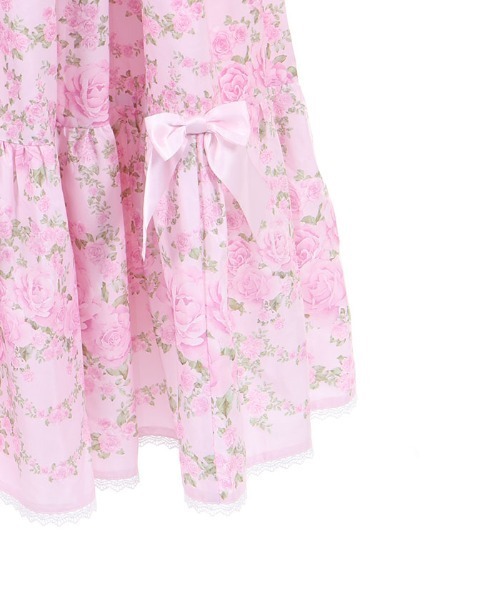 axes femme(アクシーズファム)の「ローズガーランドロングJSK(ワンピース・レディース・サックスブルー/ピンク/ホワイト・MEDIUM)」の16枚目の写真