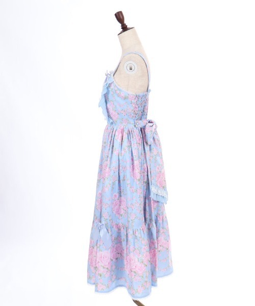 axes femme(アクシーズファム)の「ローズガーランドロングJSK(ワンピース・レディース・サックスブルー/ピンク/ホワイト・MEDIUM)」の20枚目の写真