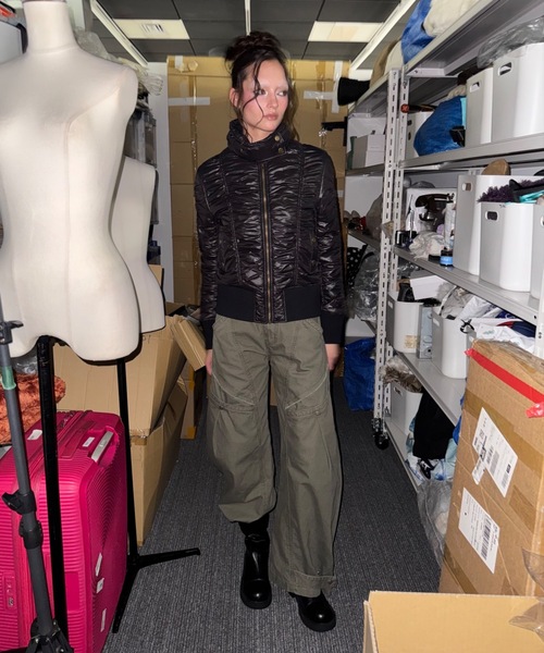 SHAGGIE(シャギー)の「PUレザーボリュームソールブーツ(ブーツ・レディース・キャメル/ブラック・MEDIUM/SMALL/LARGE)」の6枚目の写真