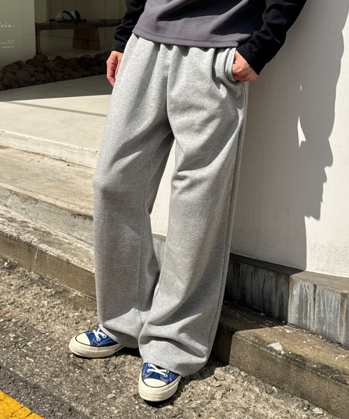 SIGNATURE（シグネチャ）の「ストレートラウンジトレーニングパンツ[グレー]（スウェットパンツ・レディース・その他・LARGE/MEDIUM）」の3枚目の写真