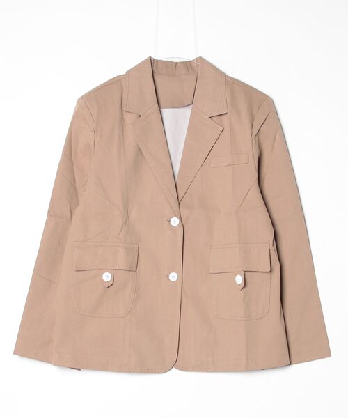 YUGA(ユーガ)の「YUGA_YGMC Korean-style Tailored jacket(テーラードジャケット・レディース・ホワイト・FREE)」の7枚目の写真