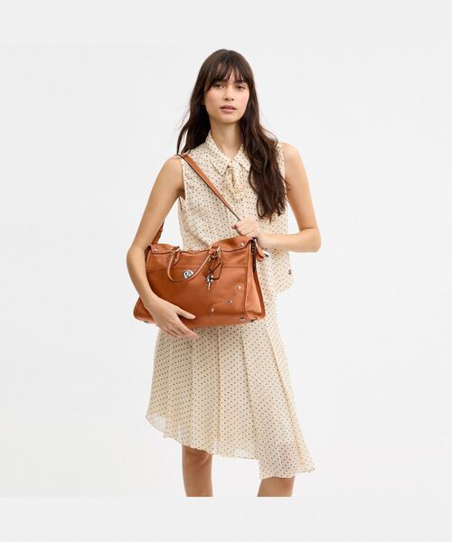 COACH（コーチ）の「ライダー サッチェル バッグ 38（ショルダーバッグ・レディース・ブラウン系その他・ONE）」の4枚目の写真