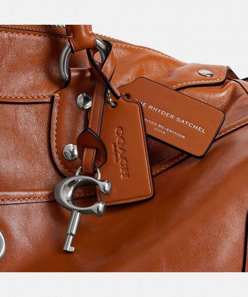 COACH（コーチ）の「ライダー サッチェル バッグ 38（ショルダーバッグ・レディース・ブラウン系その他・ONE）」の10枚目の写真