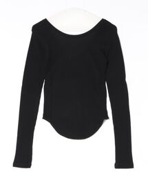 CLANE/クラネ/W FACE WOOL RIB TOPS