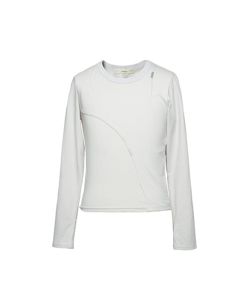 トップス Jentlois Layer Panel Longsleeve Tee Layer Panel Longsleeve Tee / レイヤーパネルロングスリーブTシャツ