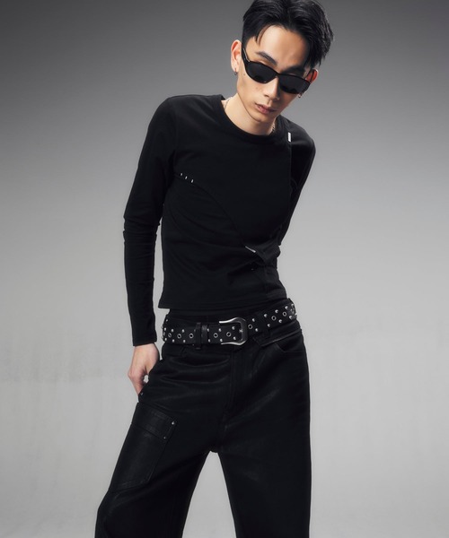 Layer Panel Longsleeve Tee / レイヤーパネルロングスリーブTシャツ
