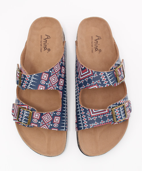 チャイハネ（チャイハネ）の「【チャイハネ】バンダナ柄ベルトコンフォートサンダル（サンダル・レディース・カラフル・SMALL/LARGE/X-LARGE/MEDIUM）」の2枚目の写真