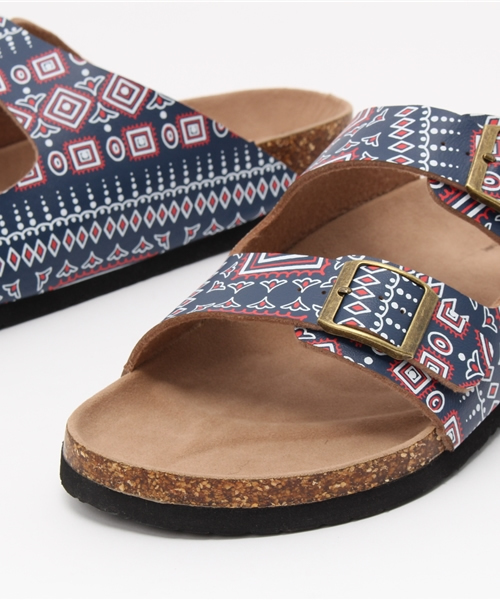 チャイハネ（チャイハネ）の「【チャイハネ】バンダナ柄ベルトコンフォートサンダル（サンダル・レディース・カラフル・SMALL/LARGE/X-LARGE/MEDIUM）」の3枚目の写真