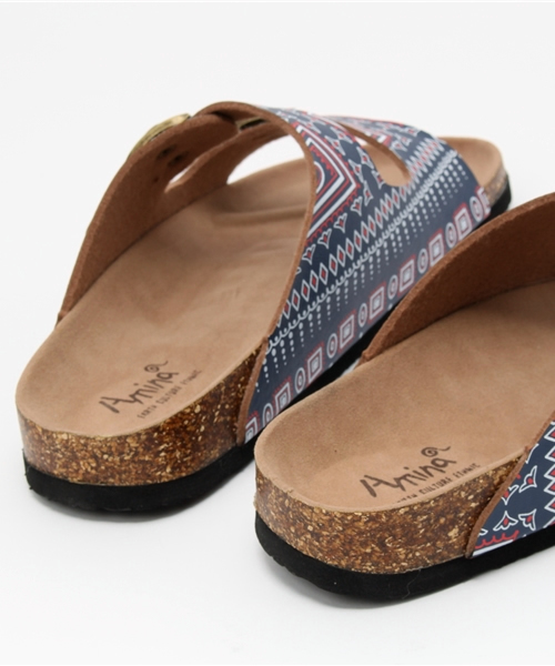 チャイハネ（チャイハネ）の「【チャイハネ】バンダナ柄ベルトコンフォートサンダル（サンダル・レディース・カラフル・SMALL/LARGE/X-LARGE/MEDIUM）」の4枚目の写真