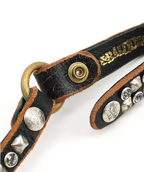 JOEY HYSTERIC（ジョーイヒステリック）の「BALTAZAR CHECKER CRYSTAL ウォレットチェーン（ベルト・キッズ・オフホワイト/ブラック・FREE）」の6枚目の写真