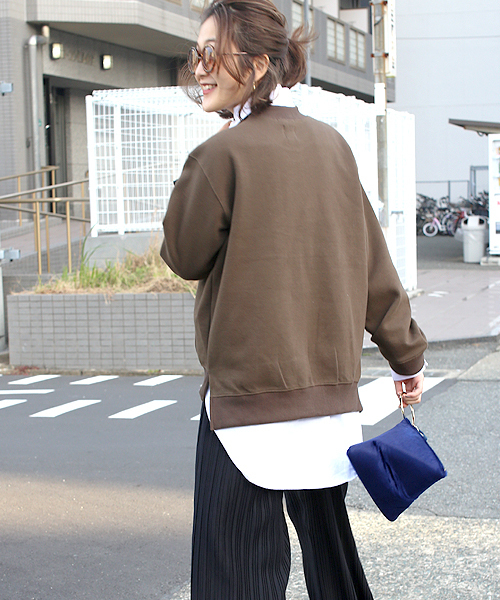 Bab Bou Jeloud（バブブージュルード）の「【Bab】袖リボンスウェットPO（スウェット・レディース・ブラック/カーキ/ホワイト・FREE）」の17枚目の写真