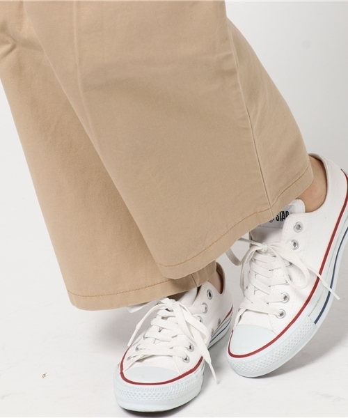 MERLOT（メルロー）の「ロングワイドタックパンツ3302（その他パンツ・レディース・ベージュ/アイボリー/カーキ/ブルー/グリーン系その他/ネイビー・FREE）」の12枚目の写真