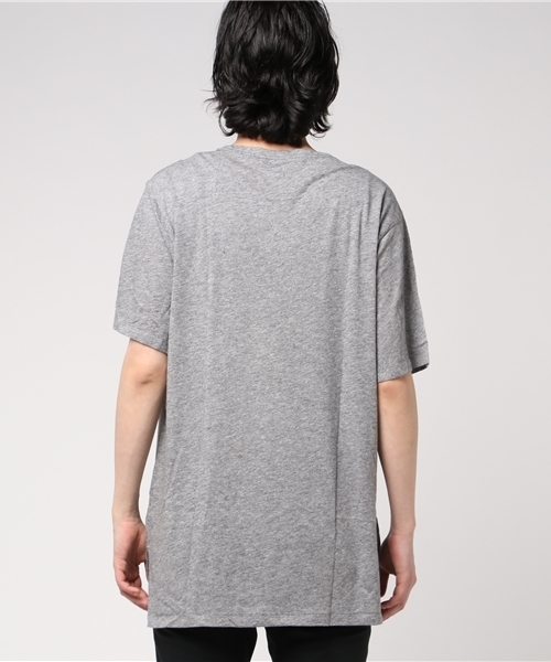 WEGO（ウィゴー）の「WEGO/リヨセルサイドスリットロングカットソー（Tシャツ/カットソー・メンズ・ホワイト系その他5/杢グレー/ホワイト/レッド系その他5・LARGE/MEDIUM）」の16枚目の写真