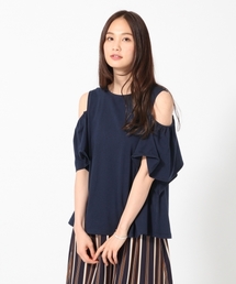 GLOBAL WORK | 【吸水速乾】2WAYオープンショルダーTシャツ/759631(Tシャツ/カットソー)