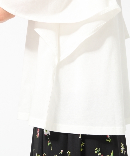 GLOBAL WORK（グローバルワーク）の「【吸水速乾】2WAYオープンショルダーTシャツ/759631（Tシャツ/カットソー・レディース・グレー/ネイビー/オレンジ/ピンク系その他/グリーン/ホワイト/ブルー系その他・LARGE/MEDIUM）」の9枚目の写真