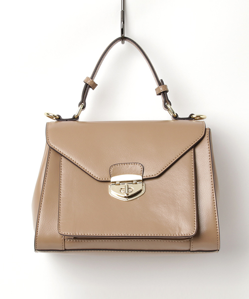 VitaFelice（ヴィータフェリーチェ）の「【牛革/カウレザー】クラシカル2way牛革キューブバッグ [sentino/センティノ]（ハンドバッグ・レディース・グレー/ベージュ系その他/ワイン/オフホワイト・FREE）」の20枚目の写真