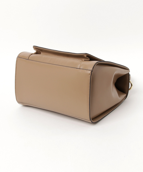 VitaFelice（ヴィータフェリーチェ）の「【牛革/カウレザー】クラシカル2way牛革キューブバッグ [sentino/センティノ]（ハンドバッグ・レディース・グレー/ベージュ系その他/ワイン/オフホワイト・FREE）」の11枚目の写真