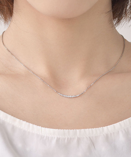 不規則性 機械的に 印象派 ファイン スティール ネックレス Hair Nail Arch Jp