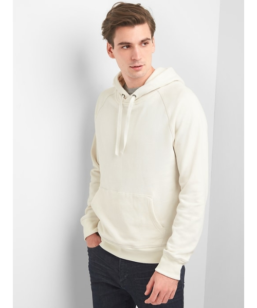 GAP（ギャップ）の「Gap フレンチテリー プルオーバーパーカー（パーカー・メンズ・ベージュ/エンジ/ブラック/ホワイト・XS/S/M/L/XL）」の2枚目の写真