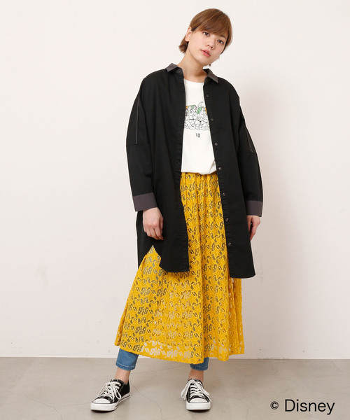 DOUBLE NAME（ダブルネーム）の「刺繍ボーリングシャツ