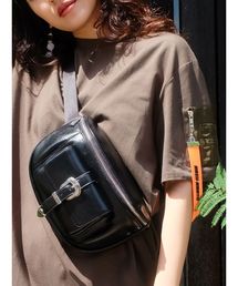 EVRIS | フェイクレザーバックルウエストポーチ(ボディバッグ/ウエストポーチ)