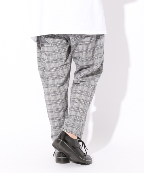 kutir(クティール)の「【Youtuber JUN紹介アイテム】wide tapered PANTS / ワイドテーパードパンツ チェック(その他パンツ・メンズ・ブラック/ネイビー/グレー/グレー系その他/ダークブラウン/ブラック系その他/ライトベージュ/ブラウン系その他/チャコールグレー/ブルー系その他/ブラック系その他2・MEDIUM/LARGE/SMALL)」の20枚目の写真