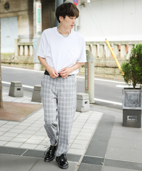 kutir(クティール)の「【Youtuber JUN紹介アイテム】wide tapered PANTS / ワイドテーパードパンツ チェック(その他パンツ・メンズ・ブラック/ネイビー/グレー/グレー系その他/ダークブラウン/ブラック系その他/ライトベージュ/ブラウン系その他/チャコールグレー/ブルー系その他/ブラック系その他2・MEDIUM/LARGE/SMALL)」の21枚目の写真