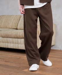 MONO-MART | T/R タック ワイドパンツ テーパードスラックス 2019(スラックス)