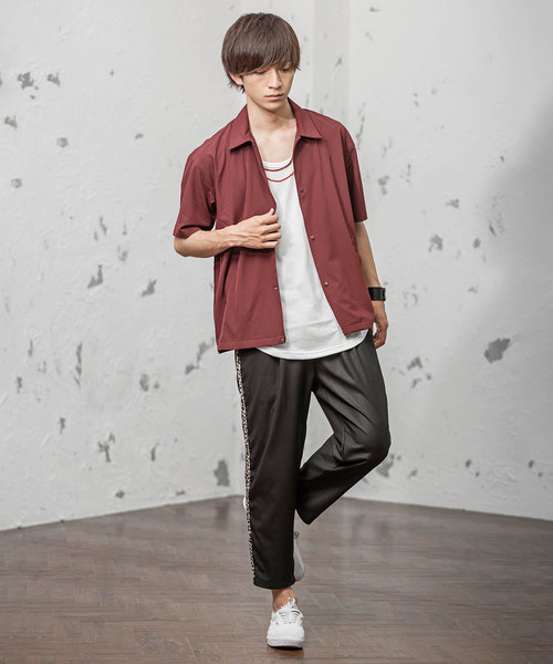 MinoriTY(マイノリティ)の「【MinoriTY】タンクトップ レギュラー丈 裾ラウンドタイプ レイヤード Tシャツ重ね着用 ノースリーブ メンズ(タンクトップ・メンズ・ホワイト/ライトグレー/ブラック/ピンク/モカ/ブラック×ホワイト/ラベンダー・M/L)」の15枚目の写真