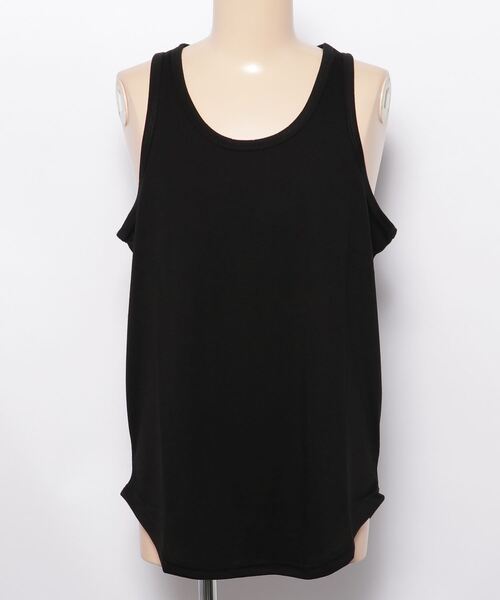 MinoriTY(マイノリティ)の「【MinoriTY】タンクトップ レギュラー丈 裾ラウンドタイプ レイヤード Tシャツ重ね着用 ノースリーブ メンズ(タンクトップ・メンズ・ホワイト/ライトグレー/ブラック/ピンク/モカ/ブラック×ホワイト/ラベンダー・M/L)」の8枚目の写真