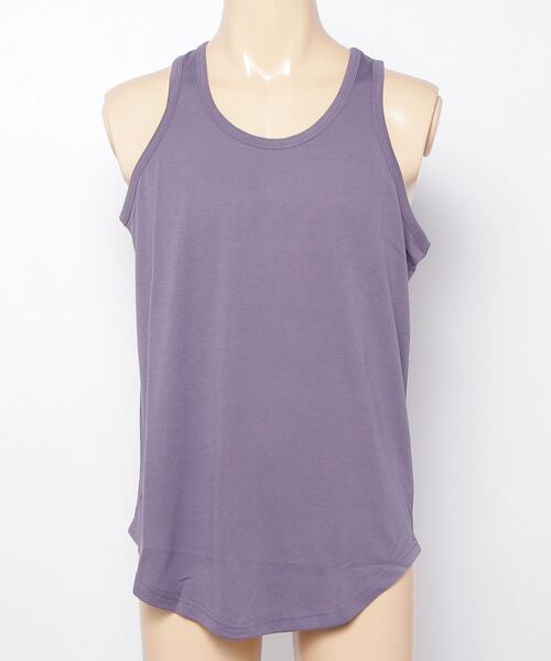 MinoriTY(マイノリティ)の「【MinoriTY】タンクトップ レギュラー丈 裾ラウンドタイプ レイヤード Tシャツ重ね着用 ノースリーブ メンズ(タンクトップ・メンズ・ホワイト/ライトグレー/ブラック/ピンク/モカ/ブラック×ホワイト/ラベンダー・M/L)」の11枚目の写真