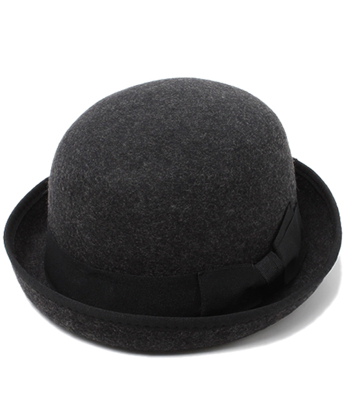 WEGO（ウィゴー）の「WEGO/フェルトボーラーハット（ハット・メンズ・ブラック/ダークグレー/ワイン・FREE）」の3枚目の写真