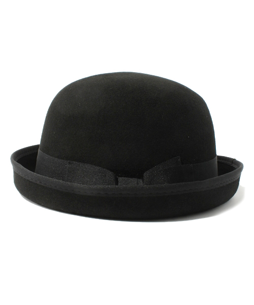 WEGO（ウィゴー）の「WEGO/フェルトボーラーハット（ハット・メンズ・ブラック/ダークグレー/ワイン・FREE）」の4枚目の写真