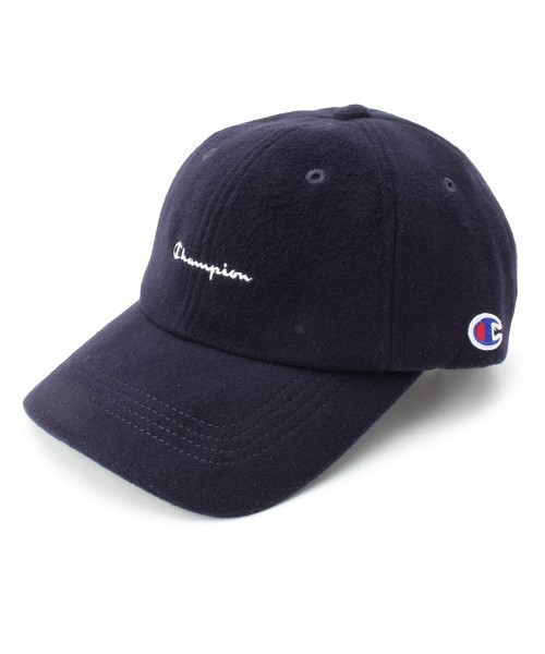 Champion（チャンピオン）の「Champion ロゴワッペンキャップ（キャップ・レディース・ネイビー/ライトグレー/ブラック・00）」の3枚目の写真