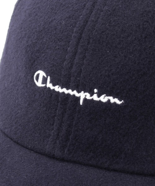 Champion（チャンピオン）の「Champion ロゴワッペンキャップ（キャップ・レディース・ネイビー/ライトグレー/ブラック・00）」の5枚目の写真