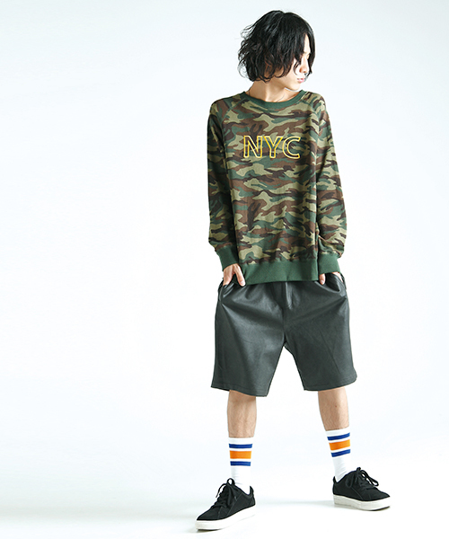 WEGO(ウィゴー)の「WEGO/フェイクレザーショーツ(その他パンツ・メンズ・ブラック/ブルー・MEDIUM/LARGE)」の12枚目の写真