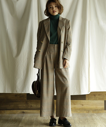 VENCEEXCHANGE | グレンチェックボックスジャケット(テーラードジャケット)