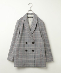 VENCEEXCHANGE | グレンチェックボックスジャケット(テーラードジャケット)